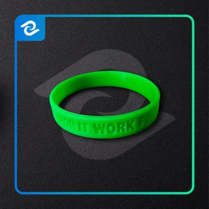 Debossed Silicon Wristbands